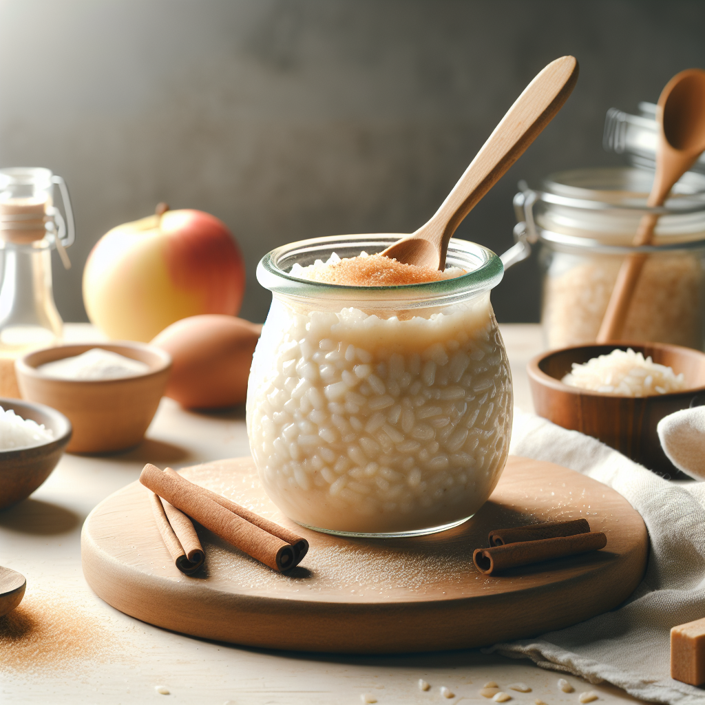 Plato de Arroz con leche sin azúcar que te sorprenderá