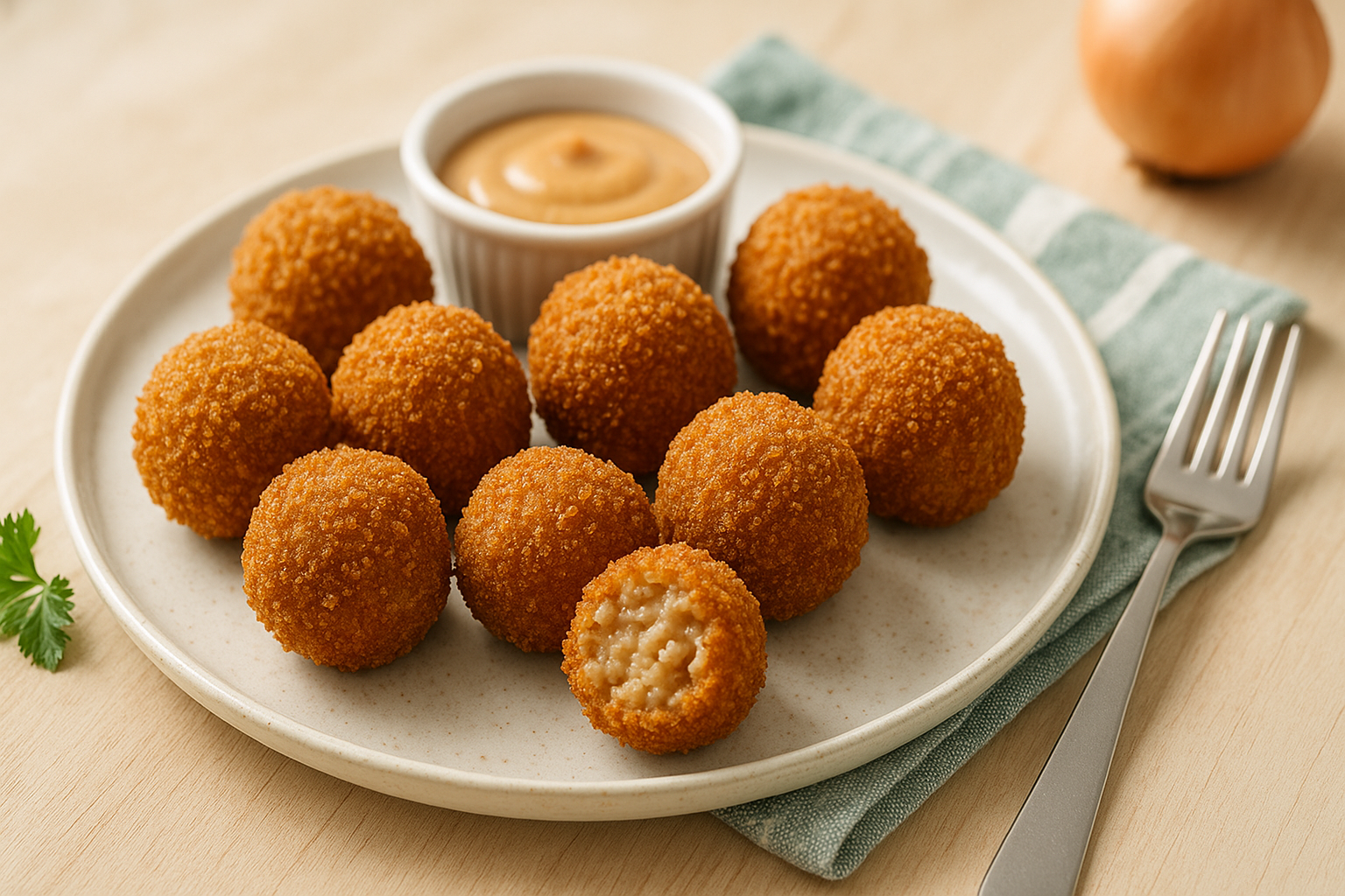 Bitterballen holandesa crujiente en air fryer