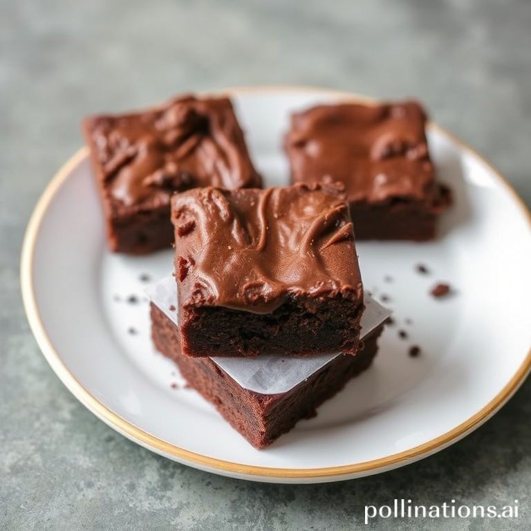 Plato de Brownie Bajo en Calorías