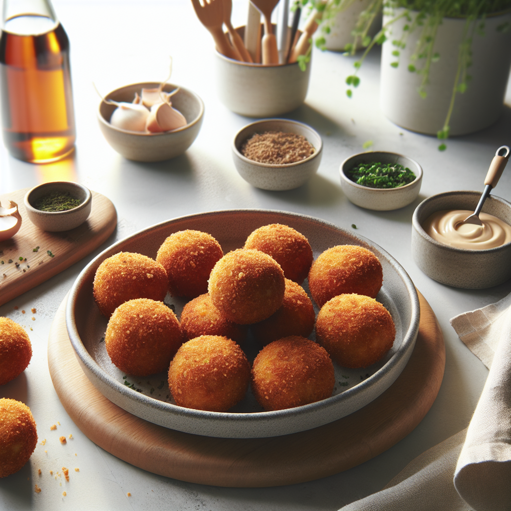 Plato de Croquetas de Boletus Edulis