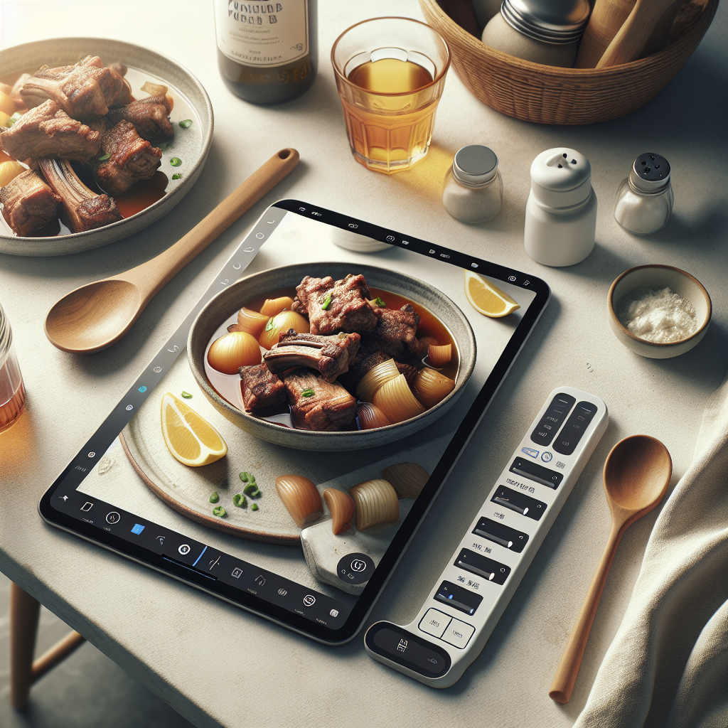 Plato de Estofado de Costillas de Cerdo