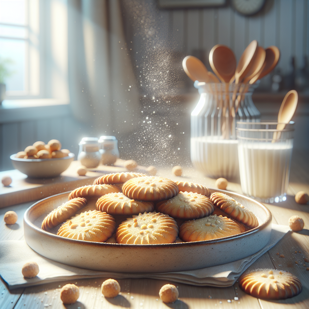 Plato de Galletas de mantequilla light irresistibles