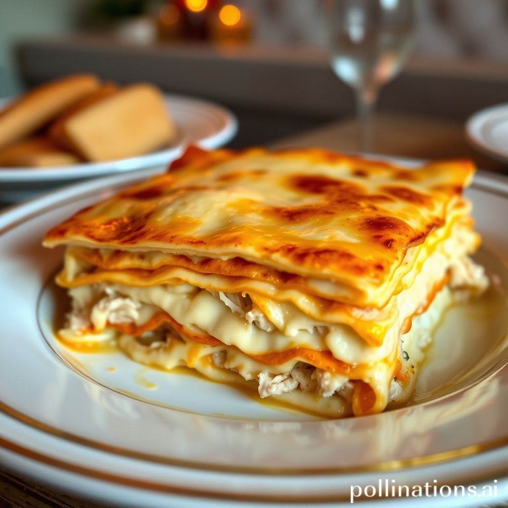 Plato de Lasaña ligera de boloñesa de pollo