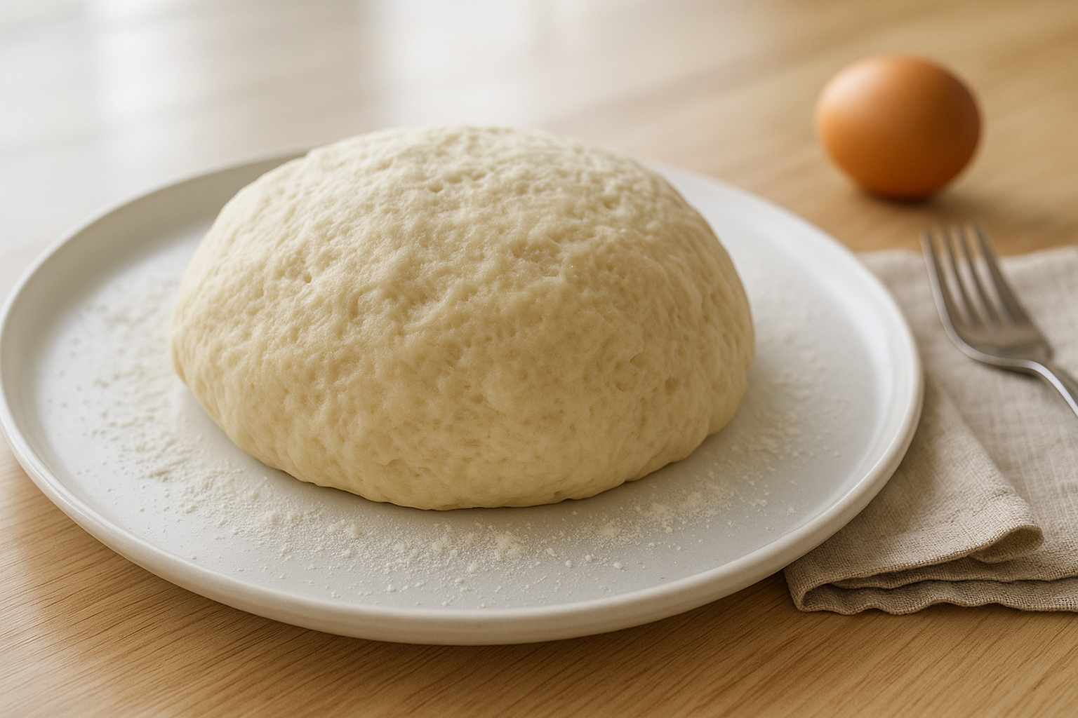 Plato de Masa de Pizza Rápida con Levadura Instantánea