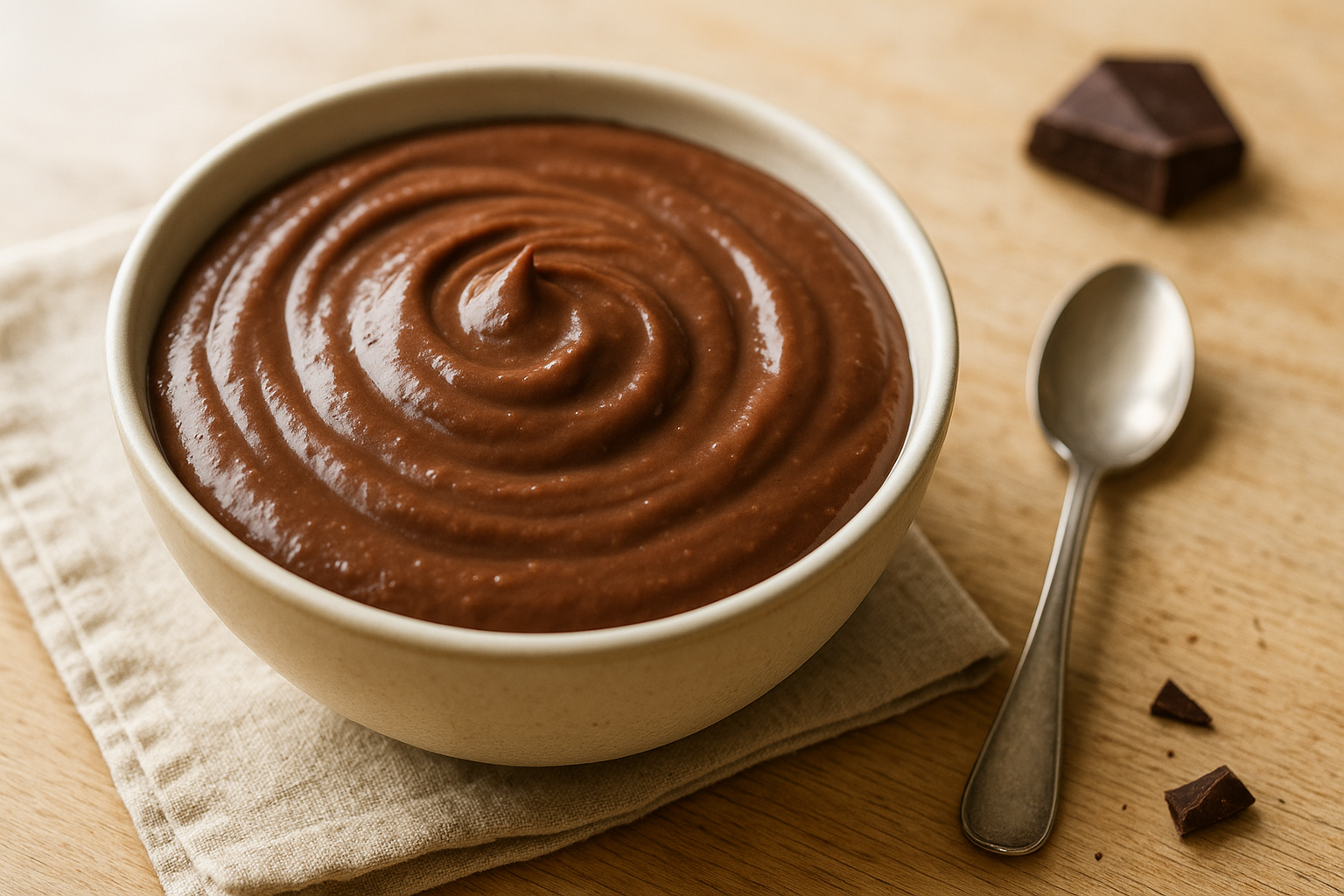 Plato de Migao de Chocolate Cremoso para Endulzar tu Día