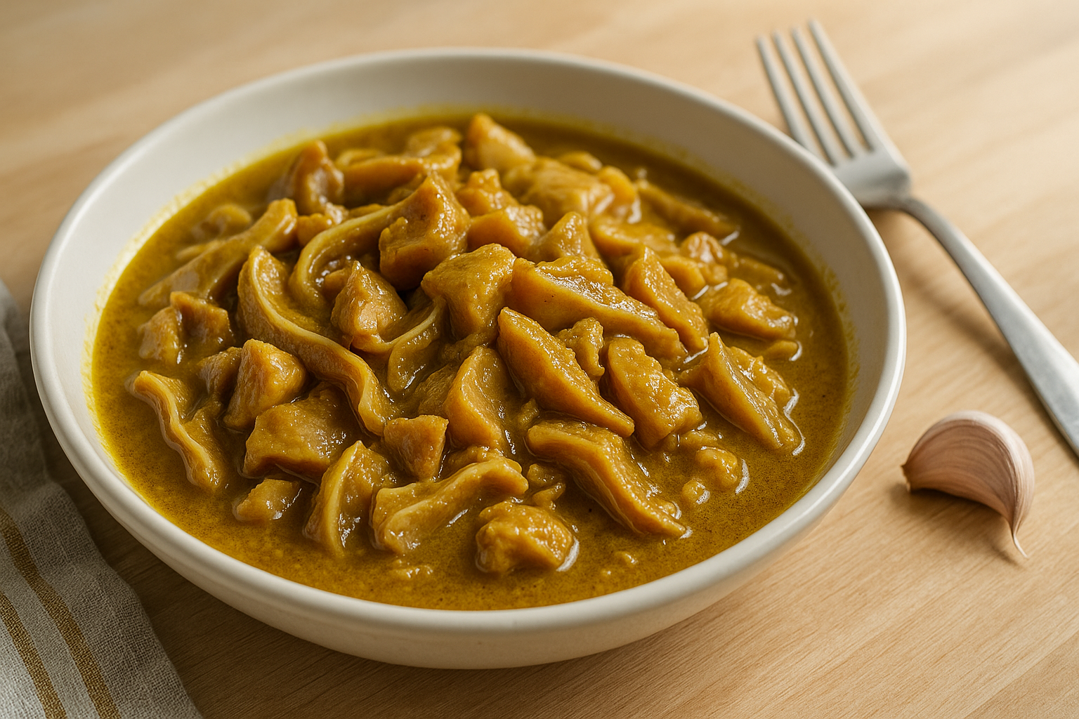 Plato de Oreja de Cerdo al Curry: Un Delicioso Giro Exótico