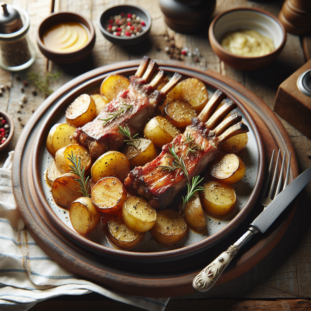 Plato de Patatas con Costillas al Estilo Tradicional