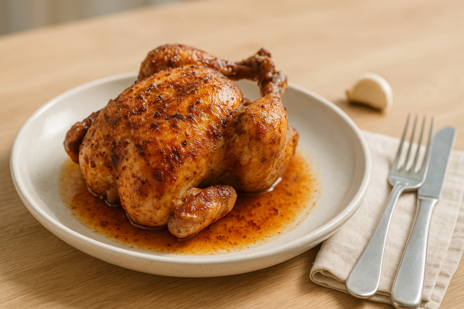 Pollo Picantón en Air Fryer que Te Sorprenderá
