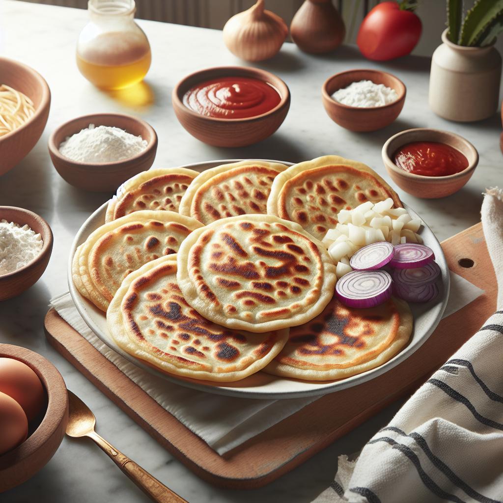 Plato de Pupusas Salvadoreñas
