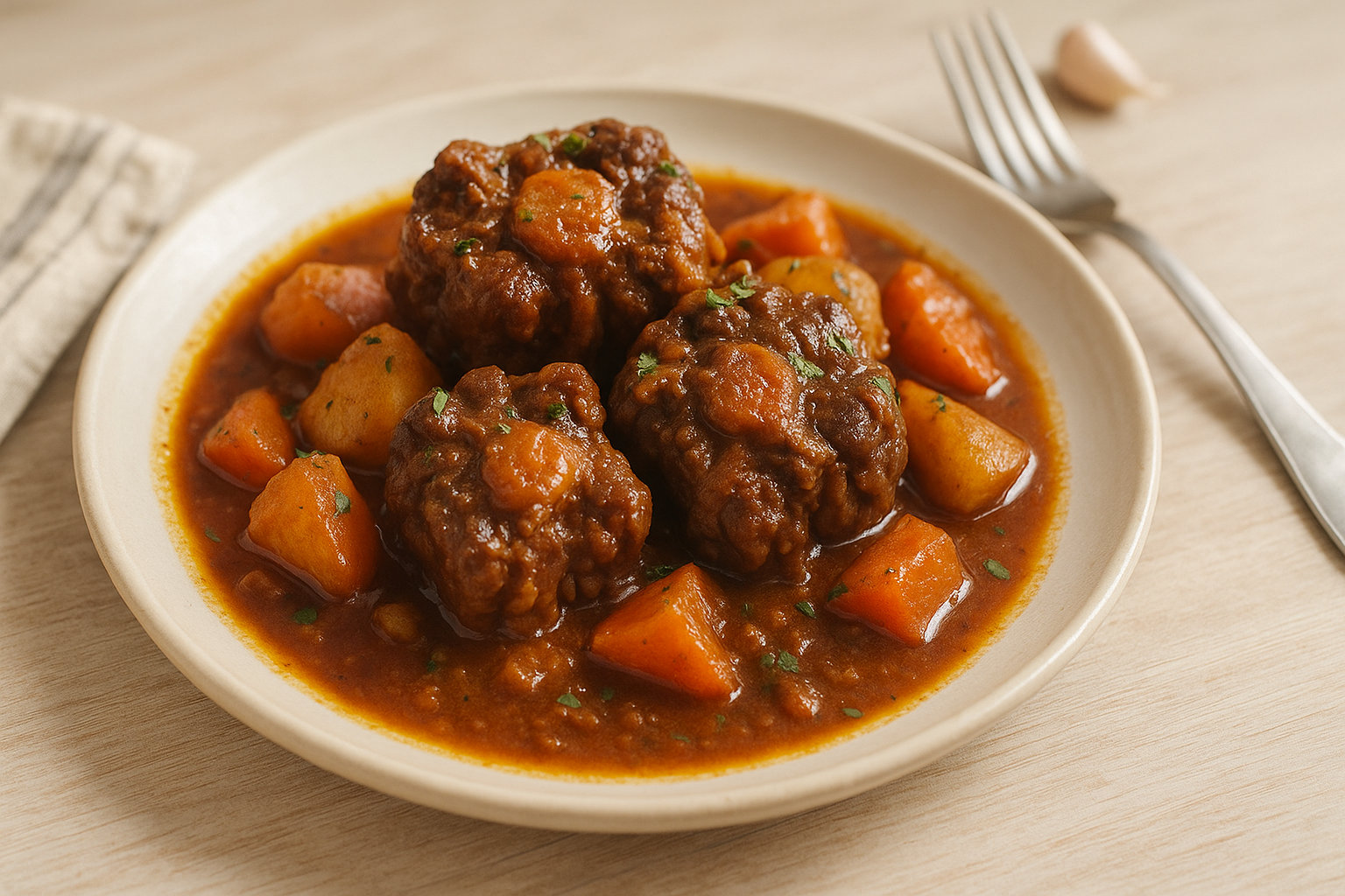 Plato de Rabo de toro estofado: el plato que conquista paladares