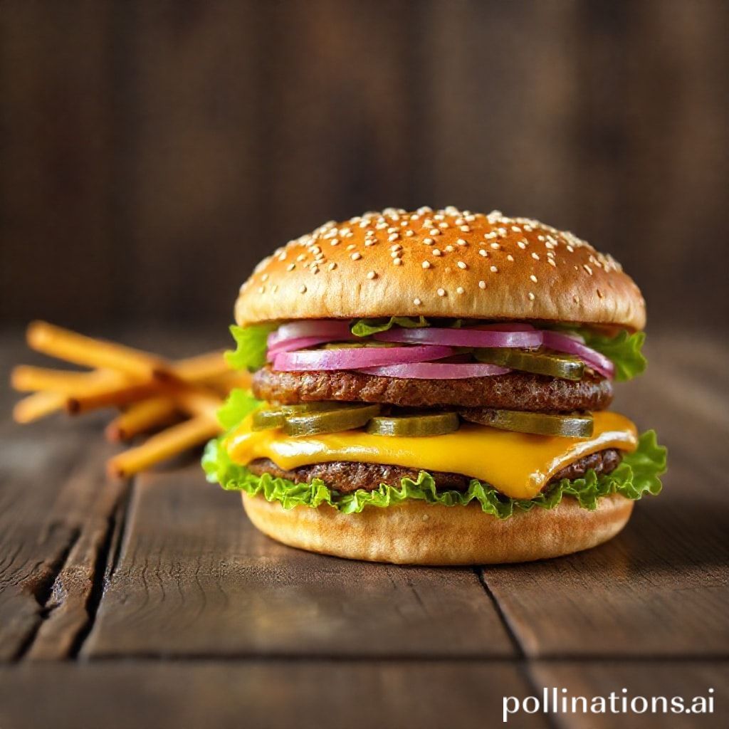 Plato de Receta de Big Mac