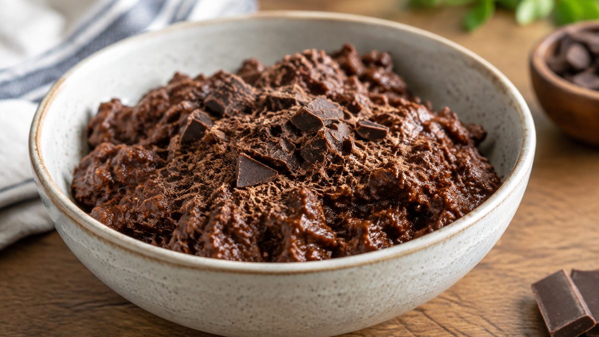 Plato de Migao de Chocolate Cremoso para Endulzar tu Día