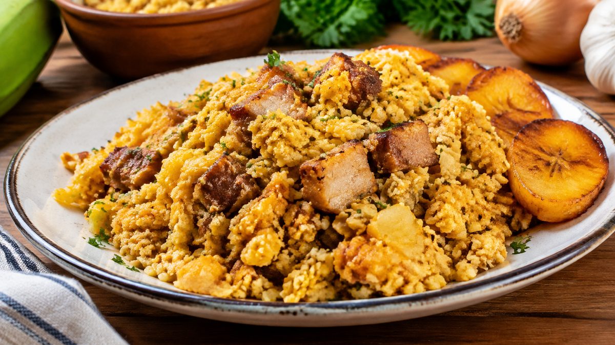 Plato de Migao colombiano tradicional para Endulzar tu Día