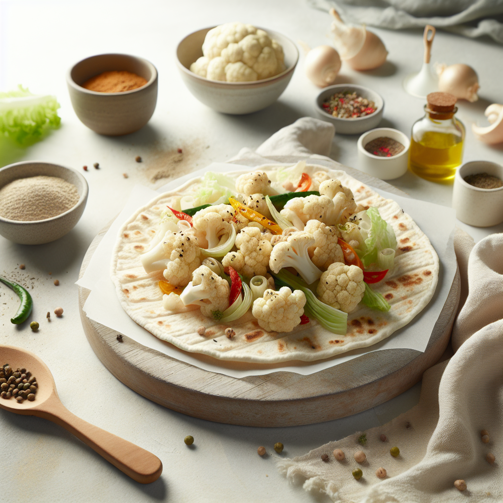 Plato de Shawarma de Coliflor