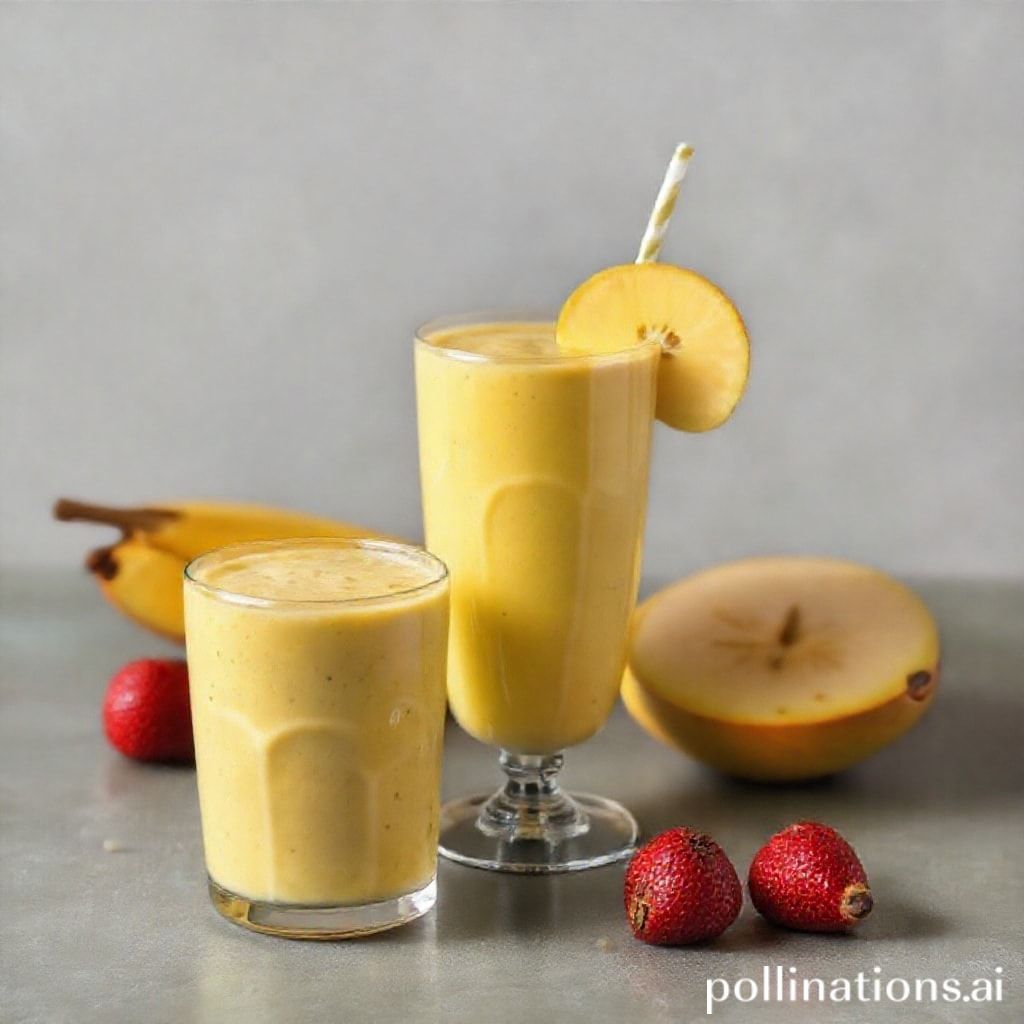 Plato de Smoothie de Plátano y Dátiles