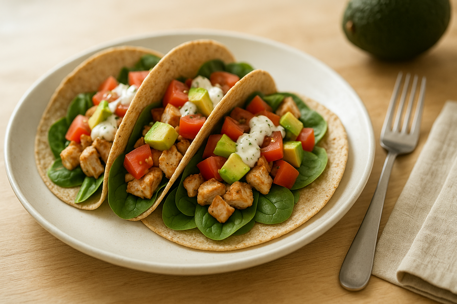 Plato de Tacos Fitness: ¡Deliciosos y Saludables!