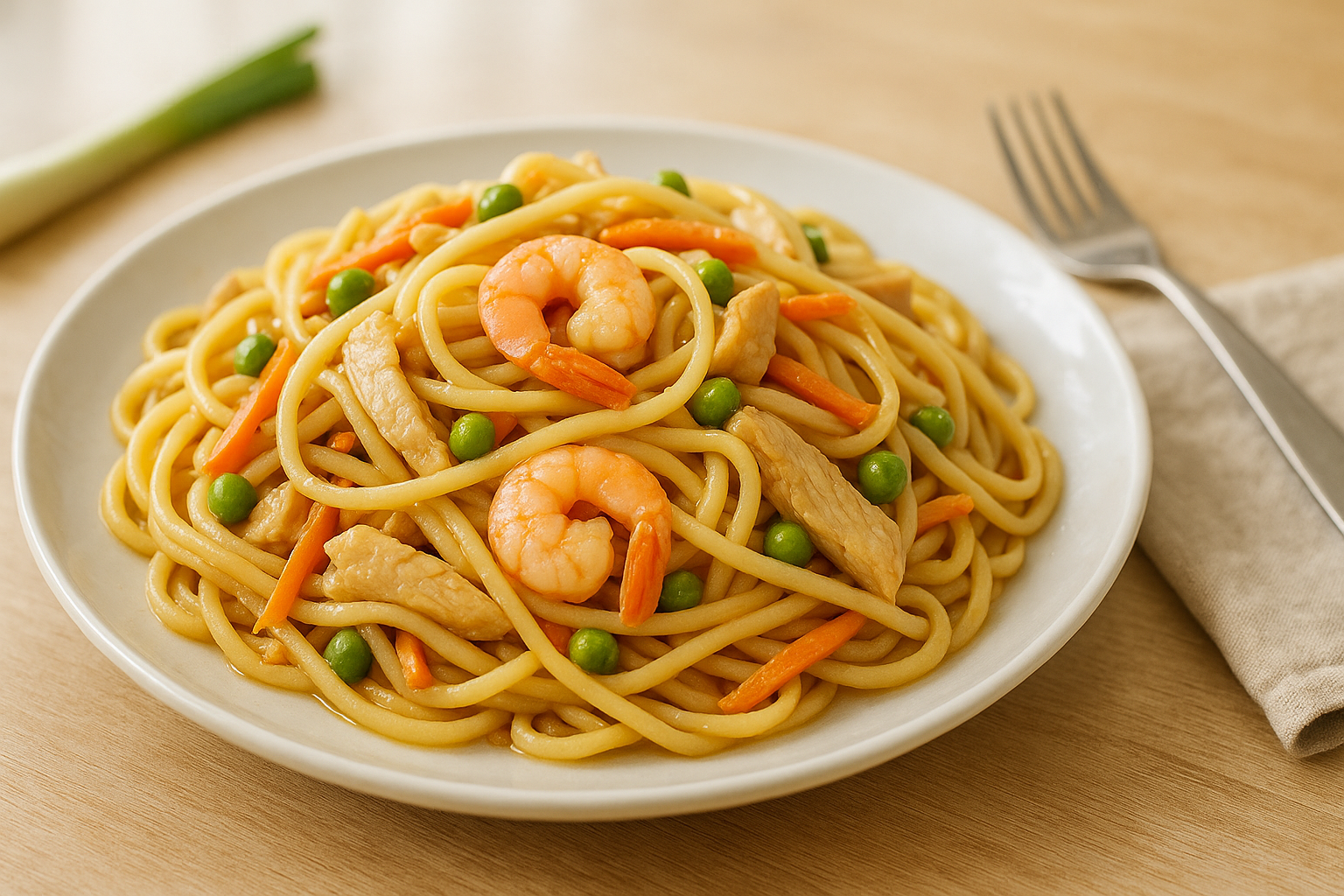Plato de Tallarines Tres Delicias: Un Clásico que Nunca Falla
