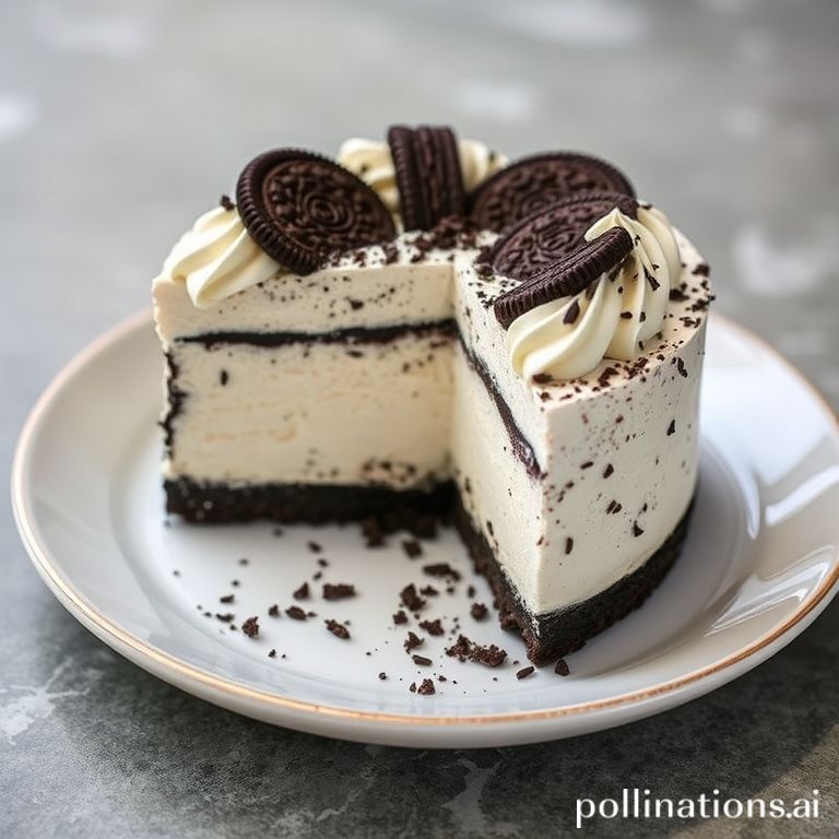 Plato de Tarta de Oreo Light