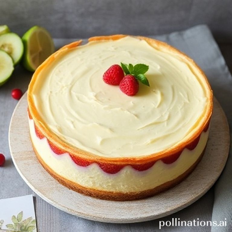 Plato de Tarta de Queso de la Viña