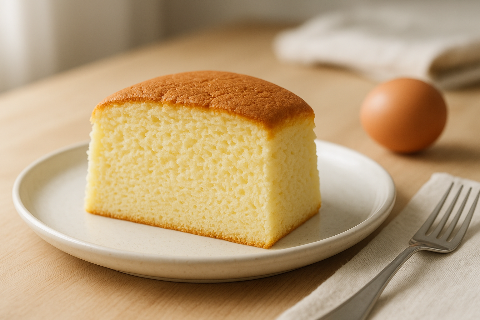 Plato de Tarta de Queso Japonesa: Esponjosidad Irresistible
