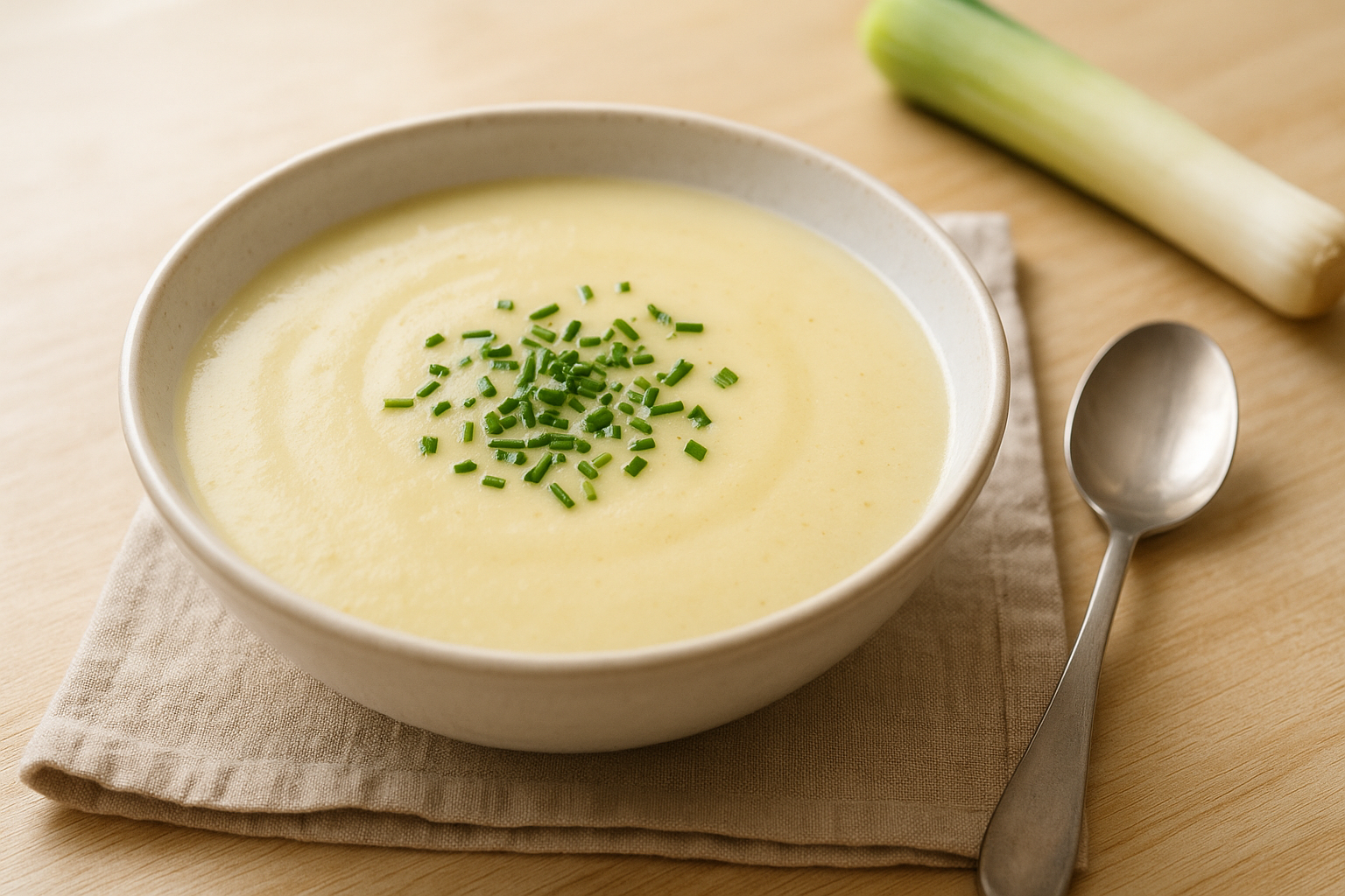 Vichyssoise: la crema fría que conquista paladares